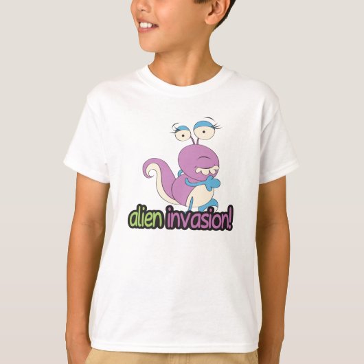 T-shirt Invasion Alien Conception 1 (Devant)
