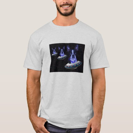 T-shirt Invasion de Boston Terrier (Devant)