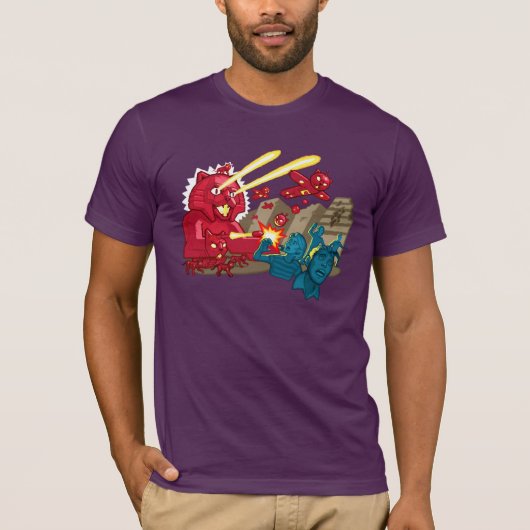 T-shirt Invasion de Mechanicat (Devant)