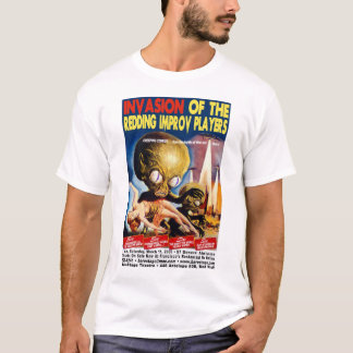 T-shirt Invasion des joueurs de Redding Improv