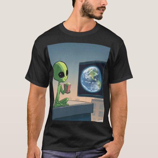 T-shirt Invasion extraterrestre  (Devant)