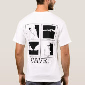 T-shirt INVERSE de CAVERNE (rappel, compression, canard, (Dos)