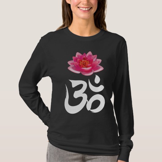 T-shirt Inverse d'OM Lotus (Devant)