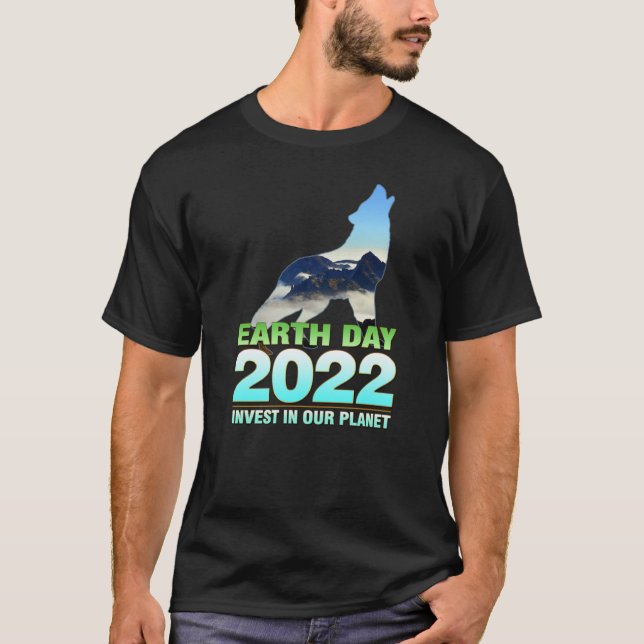 T-shirt Investir dans notre planète - Jour des terres 2022 (Devant)