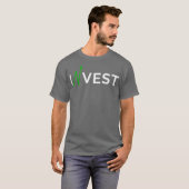 T-shirt Investir Stock Marché Trading Jour Trader Argent (Devant entier)