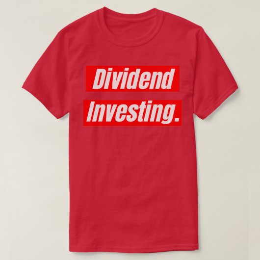 T-shirt Investissement de dividendes (Design devant)