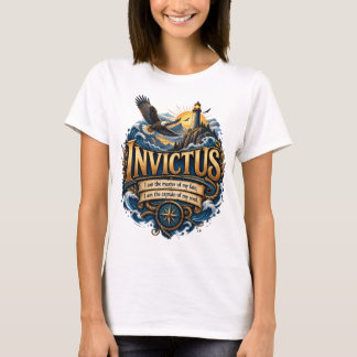 T-shirt Invictus Maître de Mon Destin Art Inspirationnel