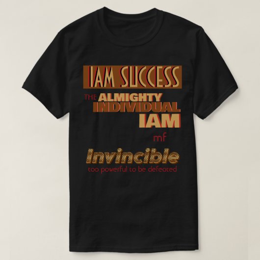 T-SHIRT INVINCIBLE (Design devant)