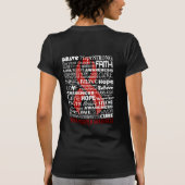 T-shirt INVINCIBLE...Aneurysme cérébral (Dos)