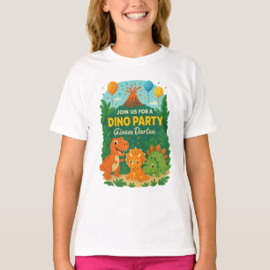 T-shirt Invitation d'Anniversaires de enfants - Parti des