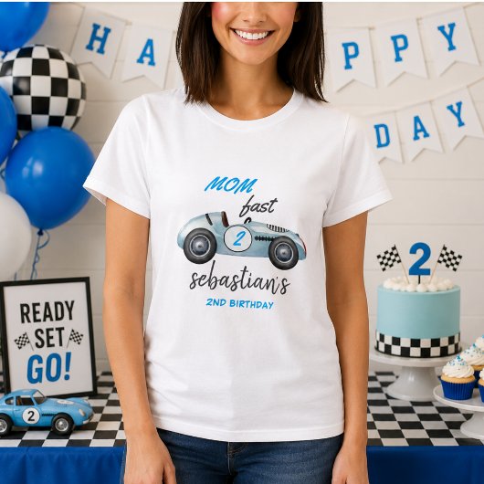 T-shirt Invitation pour le 2e anniversaire de Two Fast Blu