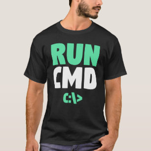 T-shirt Invite de commandes du programmeur d'ordinateur Fu