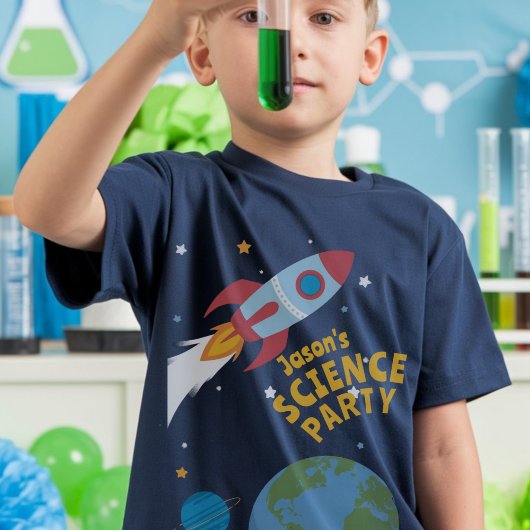 T-shirt Invité de la fête scientifique à la fusée d'honneu