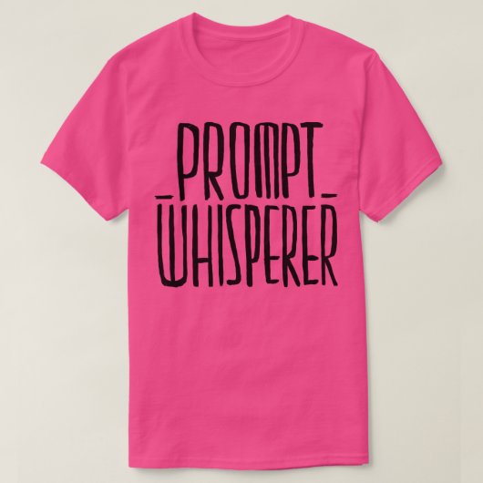 T-shirt Invite rapide Whisperer AI (Design devant)