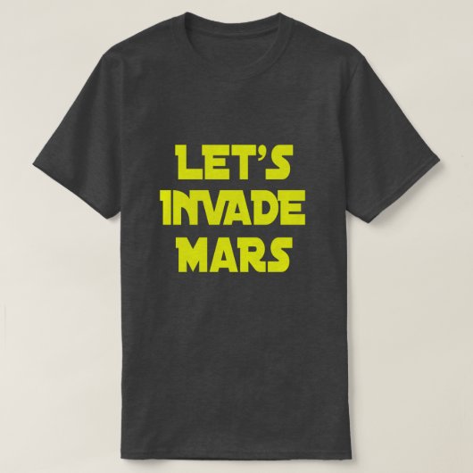 T-shirt Invitons Mars (Design devant)