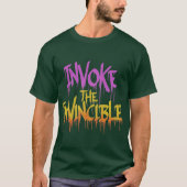 T-shirt Invoquer l'invincible (Devant)