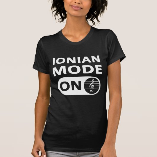 T-shirt Ionian Music Mode On - Femmes (Devant)