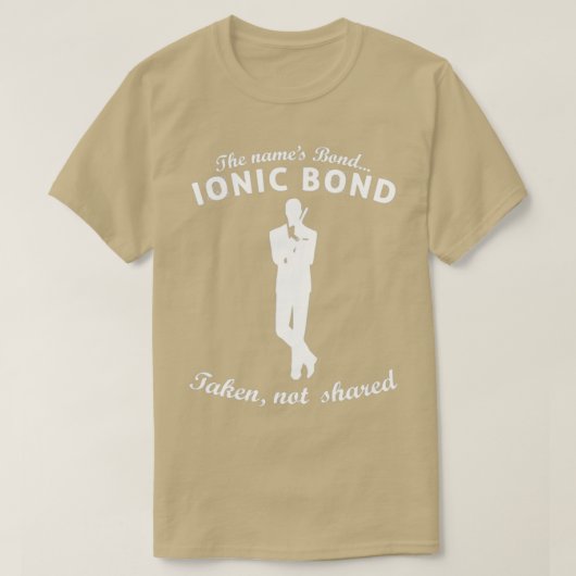 T-shirt Ionic Bond Science Themed Design (Design devant)