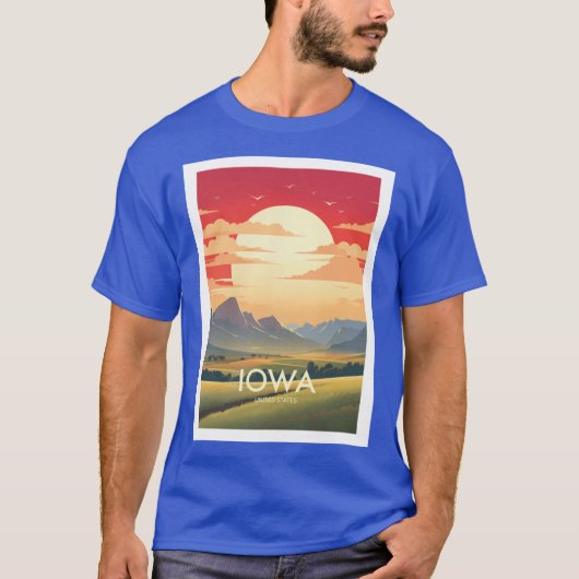 T-SHIRT IOWA 46 (Devant)