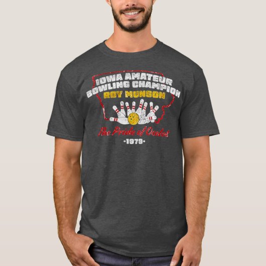 T-shirt Iowa Amateur Bowling Champion Funny (Devant)