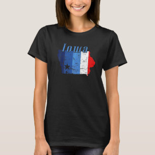 T-shirt Iowa American State Plan Plan Usa