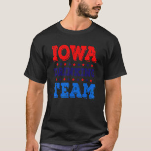 T-shirt Iowa Boire de la bière de l'équipe d'État Fierté