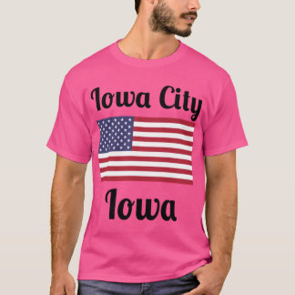 T-shirt Iowa City Iowa Imprimés Élégants