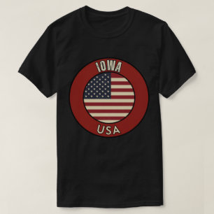 T-shirt Iowa États-Unis d'Amérique