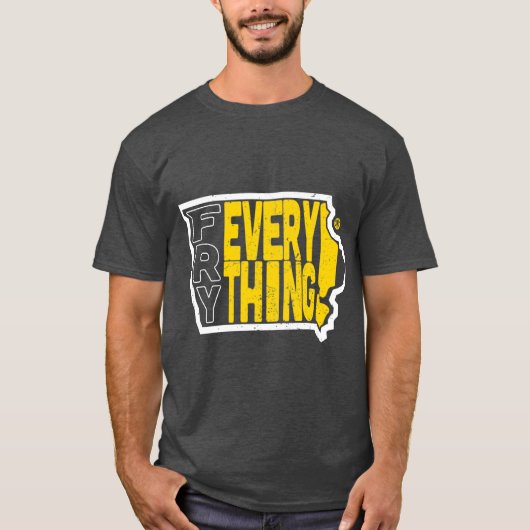 T-shirt Iowa Frit Tout (Devant)