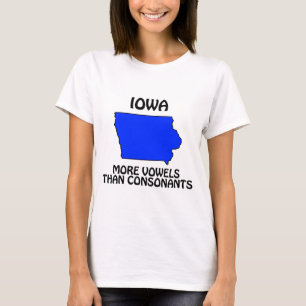 T-shirt Iowa - Plus de voyelles que de consonnes