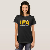 T-shirt IPA I pee a lot when I drink sarcastic beer drink (Devant entier)