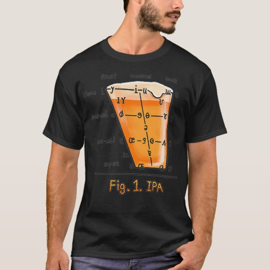 T-shirt IPA Linguistique Funny International Phonetic Alph (Devant)