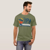 T-shirt IPA Lot Quand Je Bois Funny Retro Beach Craft 80s (Devant entier)
