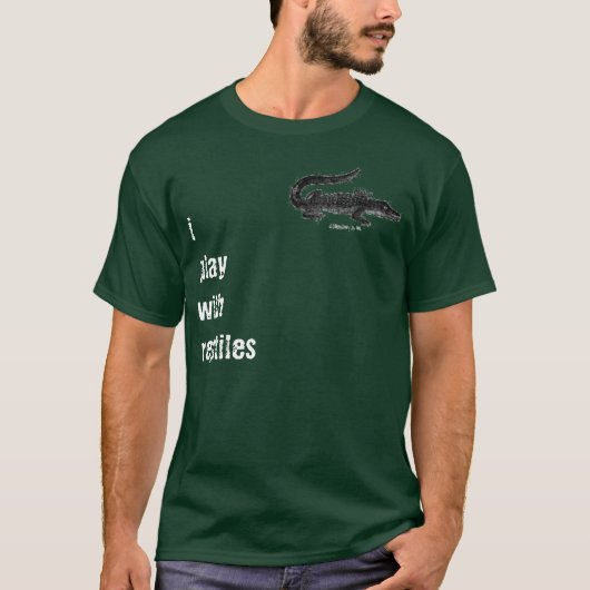 T-shirt iplaywithreptiles (Devant)