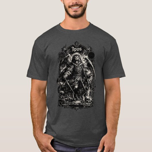 T-shirt Ipos Obscurité Royale (Devant)