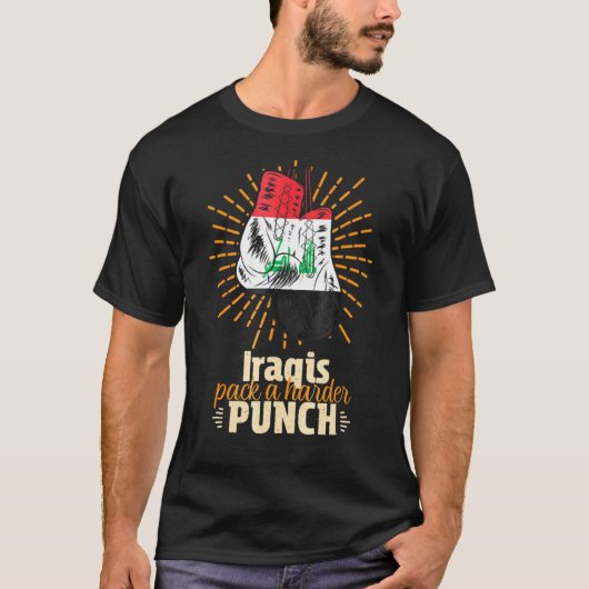 T-shirt Irak Boxe de lutte irakienne (Devant)