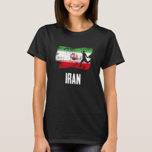 T-shirt Iran Drapeau Jersey Iran Soccer Team Iran
