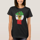 T-shirt Iran flag, Iranian Lion Symbol, Iranian Lioness, F (Devant)