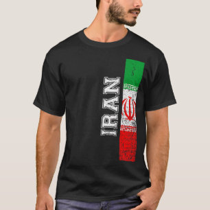 T-shirt Iran Heritage Pride Pays Soutien Drapeau iranien