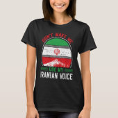 T-shirt Iran Iranian Persian Irani Flag Iran Roots Farsi I (Devant)