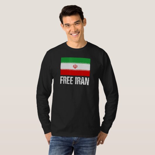 T-shirt Iran libre (Devant entier)