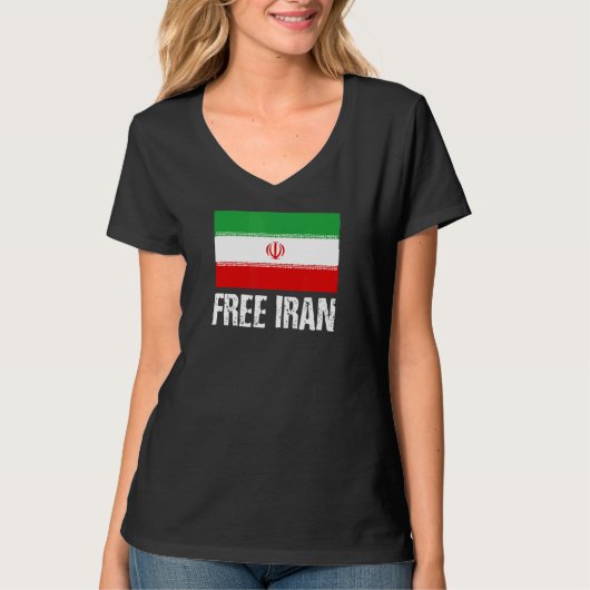 T-shirt Iran libre (Devant)