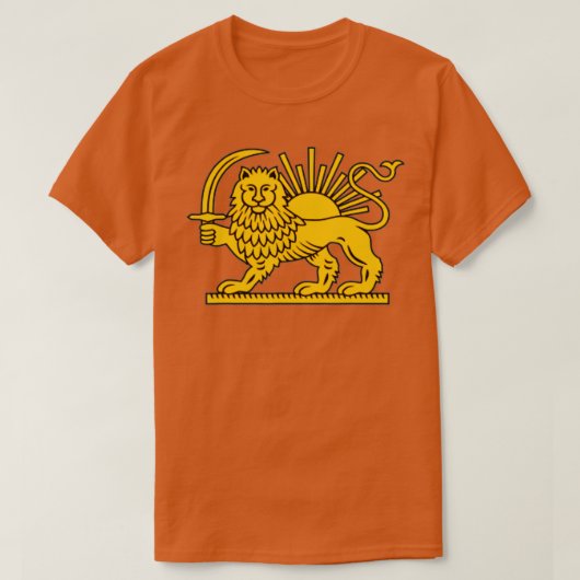 T-shirt Iran Lion Sun Achemenid Empire dynastie Safavide (Design devant)
