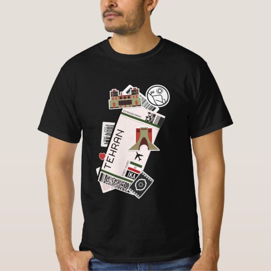 T Shirt iran persia (Voorkant)