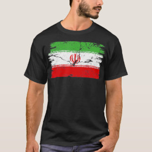 T-shirt Iran vintage Iran - La fierté du drapeau iranien s