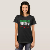 T-shirt Iran Zan Zendegi Azadi Liberté de vie des femmes p (Devant entier)