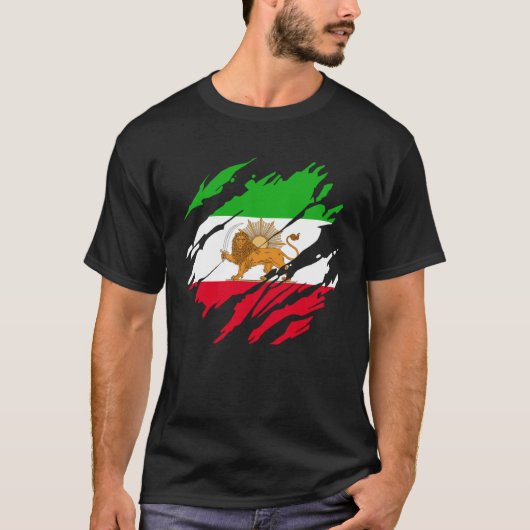 T-shirt Iranian Persian Lion Iran (Devant)