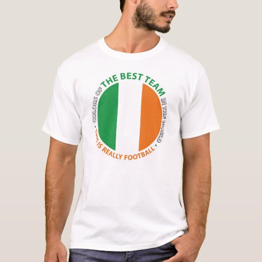 T-shirt Ireland Irlande Art Shield (Devant)