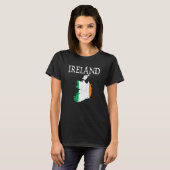 T-shirt Ireland map Ireland (Devant entier)