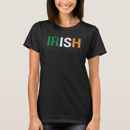 T-shirt Ireland Pride Funny Shamrock Leprechaun Patriotic (Devant)